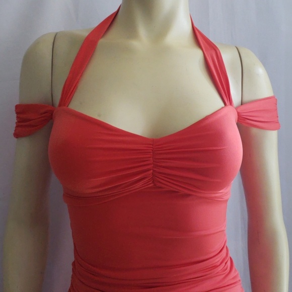 GUESS MINI ORANGE DRESS SZ S - Picture 3 of 6